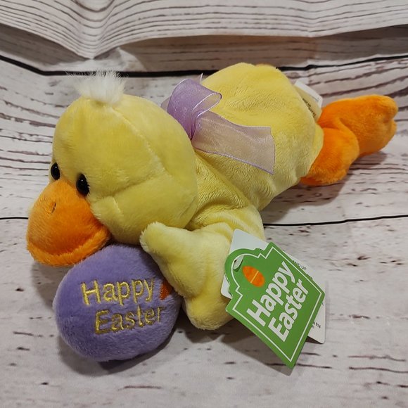 Easter Duck Plush With Egg Walmart NWT - Picture 1 of 5